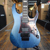 Ibanez Prestige RG653DX Electric Guitar Transparent Deep Blue Flat w/Hard Case