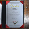 Fender Custom Shop Limited Kyle McMillin Masterbuilt 1963 Stratocaster NOS Satin Candy Apple Red w/Hard Case