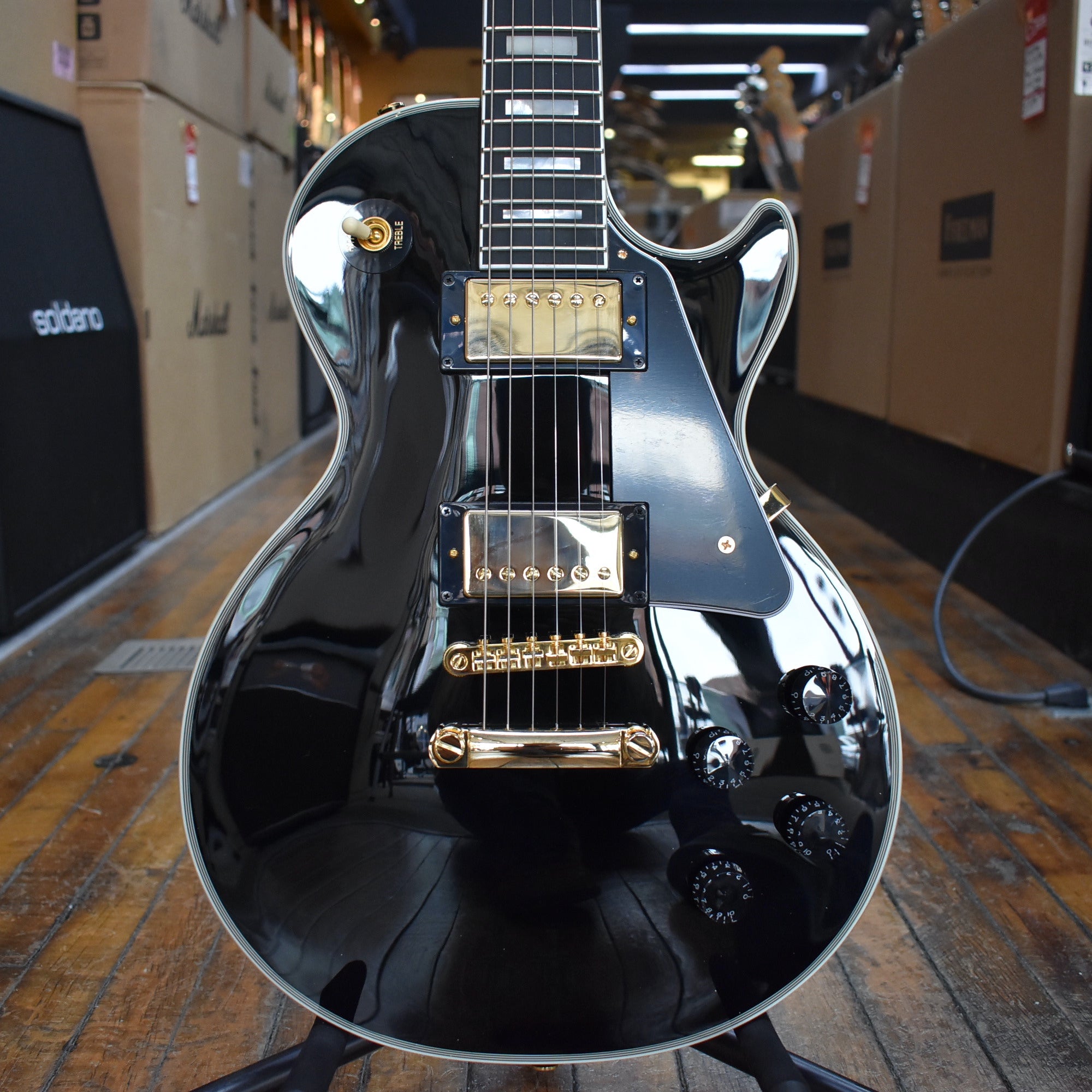 Epiphone Inspired by Gibson Custom Les Paul Custom Electric Guitar