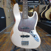 Fender Flea Jazz Bass 2016 Road Worn Shell Pink w/Hipshot D-Tuner, Padded Gig Bag