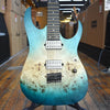Ibanez Premium RG1121PB Electric Guitar 2020 Caribbean Islet Flat w/Padded Gig Bag, Materials
