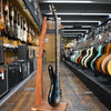 Spector Icon NS-5 Neck Through 5-string Electric Bass Guitar Black and Blue Gloss w/Padded Gig Bag