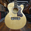 Epiphone EJ-200SCE Jumbo Acoustic-Electric Guitar 2017 Natural w/Solid Top, Epiphone Hard Case