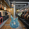 Paul Reed Smith Custom 22 Semi-Hollow Wood Library 10-Top Electric Guitar 2020 Quilted Aquamarine w/Hard Case