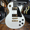 Epiphone Les Paul Custom Electric Guitar 2022 Alpine White w/Hard Case