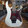 Ibanez Prestige RG653DX Electric Guitar White Flat w/Hard Case