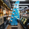 Tom Anderson Guitarworks Custom Drop Top Electric Guitar Bora Bora Blue with Binding, Hard Case