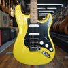Fender Limited Edition American Ultra II Stratocaster HSS Electric Guitar Grafitti Yellow w/Roasted Maple Neck, Custom Pickups, Hard Case