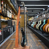 Spector Icon NS-2 Neck Through Electric Bass Guitar Black and Blue Gloss w/Padded Gig Bag
