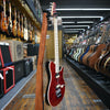Ernie Ball Music Man 30th Anniversary Axis Electric Guitar Translucent Red Quilt w/Hard Case