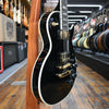 Epiphone Les Paul Custom Electric Guitar Ebony w/Padded Gig Bag