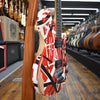 EVH Limited Wolfgang Special Striped Series Electric Guitar Red with Black and White Stripes, Aged w/Padded Gig Bag