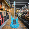 Tom Anderson Guitarworks Custom Drop Top Electric Guitar Bora Bora Blue with Binding, Hard Case