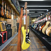Fender Limited Edition American Ultra II Stratocaster HSS Electric Guitar Grafitti Yellow w/Roasted Maple Neck, Custom Pickups, Hard Case
