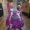 Jackson SLATTX X Series Soloist Electric Guitar 2015 Trans Purple w/Padded Gig Bag