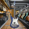 Tom Anderson Custom Drop Top Classic Electric Guitar Abalone to Deep Ocean Blue Burst with Binding w/Hard Case