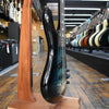 Spector Icon NS-2 Neck Through Electric Bass Guitar Black and Blue Gloss w/Padded Gig Bag