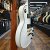 Epiphone Les Paul Custom Electric Guitar 2022 Alpine White w/Hard Case