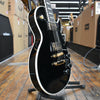 Epiphone Inspired by Gibson Custom Les Paul Custom Electric Guitar Ebony w/Hard Case