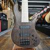 Fodera Emperor Elite 5-String Bass Walnut Burl w/Birdseye Maple Fingerboard, Hard Case