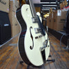 Gretsch G5420T Electromatic Classic Hollowbody Single-cut Electric Guitar with Bigsby 2024 Two-tone Vintage White/London Grey w/Padded Gig Bag
