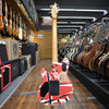 EVH Limited Wolfgang Special Striped Series Electric Guitar Red with Black and White Stripes, Aged w/Padded Gig Bag