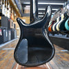 Spector Icon NS-5 Neck Through 5-string Electric Bass Guitar Black and Blue Gloss w/Padded Gig Bag
