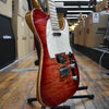 Tom Anderson Custom Top T Classic Contoured Electric Guitar Natural Red Burst w/Binding, Hard Case