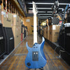 Ibanez Prestige RG653DX Electric Guitar Transparent Deep Blue Flat w/Hard Case