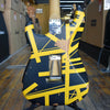 EVH Striped Series Frankenstein Frankie Electric Guitar Black with Yellow Stripes, Relic w/Padded Gig Bag