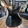 Spector Icon NS-2 Neck Through Electric Bass Guitar Black and Blue Gloss w/Padded Gig Bag