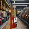 Tom Anderson Guitarworks T Classic Contoured Electric Guitar Transparent Red Dark Grain w/Padded Gig Bag