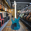 Tom Anderson Guitarworks Custom Drop Top Electric Guitar Bora Bora Blue with Binding, Hard Case