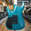 Tom Anderson Guitarworks Custom Drop Top Electric Guitar Bora Bora Blue with Binding, Hard Case