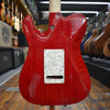 Tom Anderson Guitarworks T Classic Contoured Electric Guitar Transparent Red Dark Grain w/Padded Gig Bag