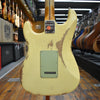 Fender Custom Shop Limited Edition Custom Deluxe HB S-1 Stratocaster Heavy Relic Aged Vintage White over 3-Tone Sunburst w/Closet Classic Hardware, Hard Case