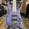 Spector Limited Run Euro5 LX Maple Fingerboard 5-String Bass Guitar Ultra Violet Gloss w/Padded Gig Bag