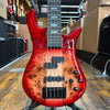 Spector Euro 5 CST 5-String Electric Bass Guitar Natural Red Burst Gloss w/Padded Gig Bag