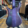 Spector Euro 5 CST 5-String Electric Bass Guitar Natural Violet Burst w/Padded Gig Bag