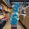 Tom Anderson Custom Drop Top Electric Guitar Deep Bora Bora Blue with Binding, Hard Case