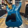 Tom Anderson Custom Drop Top Electric Guitar Deep Bora Bora Blue with Binding, Hard Case