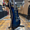 Tom Anderson Custom Drop Top Electric Guitar Arctic Blue Burst with Binding, Hard Case
