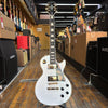 Epiphone Les Paul Custom Electric Guitar Alpine White w/Padded Gig Bag
