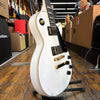 Epiphone Les Paul Custom Electric Guitar Alpine White w/Padded Gig Bag