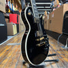 Epiphone Les Paul Custom Electric Guitar Ebony w/Padded Gig Bag