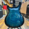 Paul Reed Smith SE Hollowbody II Piezo Electric Guitar Early 2020s Peacock Blue w/Hard Case
