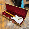 Fender Limited Edition American Vintage II '57 Stratocaster Electric Guitar White Blonde w/AAA Flame Maple Neck, Tweed Case