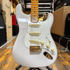 Fender Limited Edition American Vintage II '57 Stratocaster Electric Guitar White Blonde w/AAA Flame Maple Neck, Tweed Case