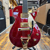 Gretsch G6129TG-59VS Limited-edition Sparkle Jet Electric Guitar Red Sparkle w/Hard Case