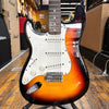Fender Mexico Standard Stratocaster Left-Handed Electric Guitar 2001 Brown Sunburst w/Rosewood Fingerboard, Padded Gig Bag